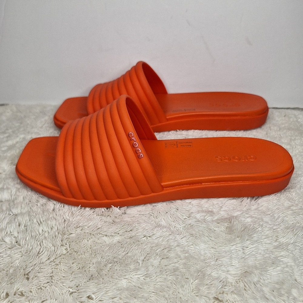 CROCS Vibrant Orange Footwear - Picture 7 of 8
